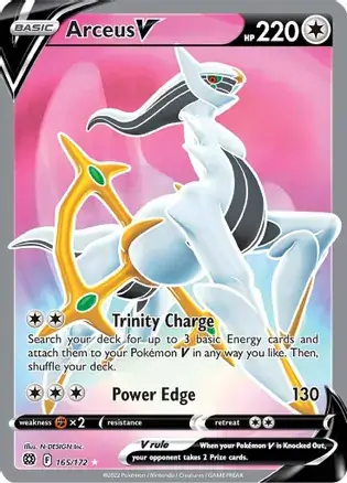 Arceus V 165 Normal