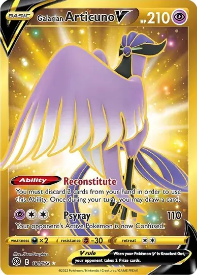 Galarian Articuno V 181 Normal