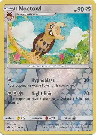 Noctowl Reverse Holo 107
