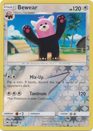 Bewear Reverse Holo 111