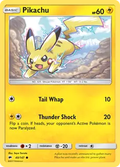 Pikachu 40 Normal