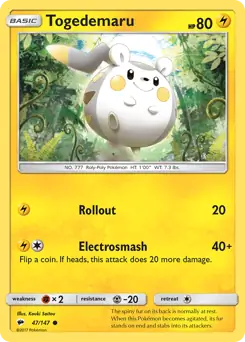 Togedemaru 47 Normal