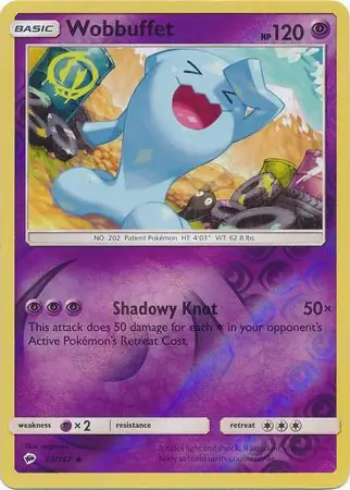 Wobbuffet Reverse Holo 49 Normal