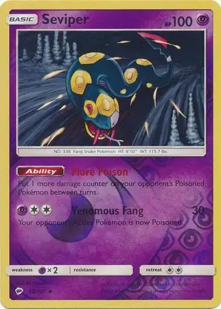 Seviper Reverse Holo 50