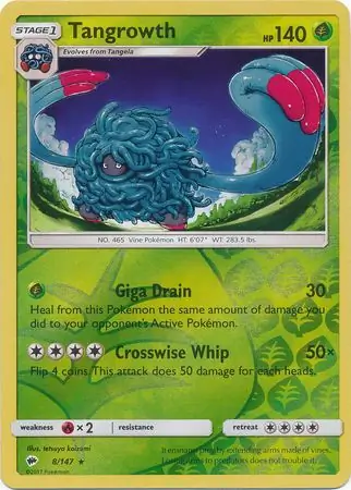 Tangrowth Reverse Holo 8
