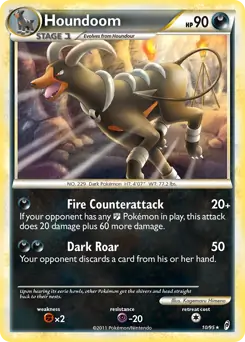 Houndoom Holo 10