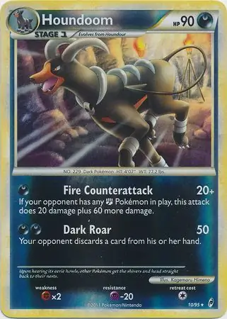 Houndoom Reverse Holo 10 Normal