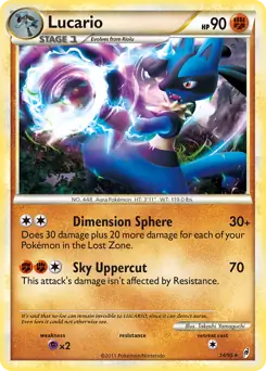 Lucario Holo 14