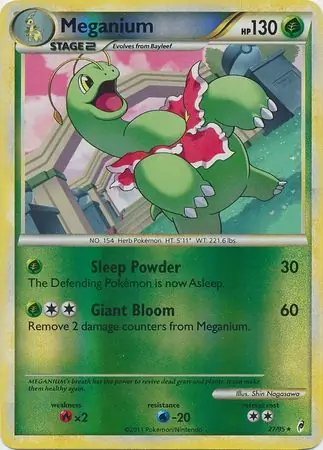 Meganium Reverse Holo 27