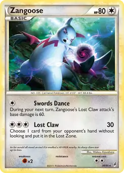 Zangoose 39 Normal