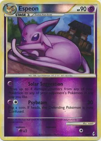 Espeon Reverse Holo 4 Normal