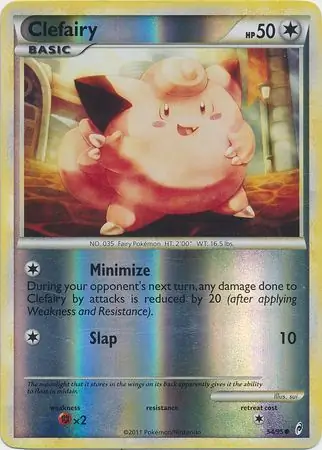 Clefairy Reverse Holo 54 Normal