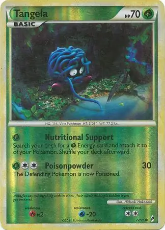 Tangela Reverse Holo 72