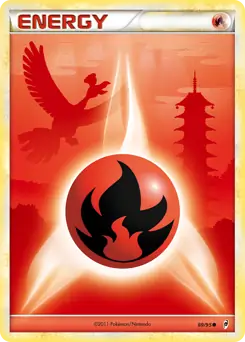 Fire Energy Reverse Holo 89 Normal