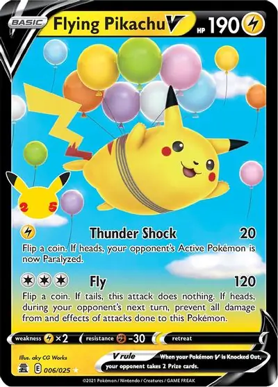 Flying Pikachu V 006 Normal