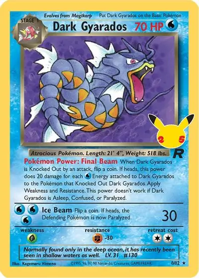 Dark Gyarados 8 Normal