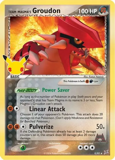 Team Magma's Groudon 9 Normal