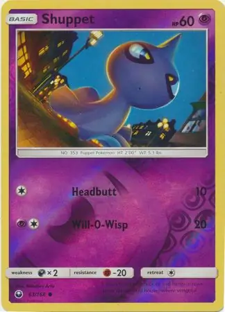 Shuppet Reverse Holo 63