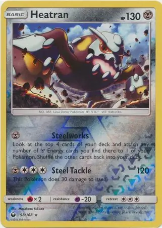 Heatran Reverse Holo 98