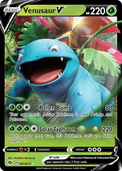 Venusaur V 001 Normal