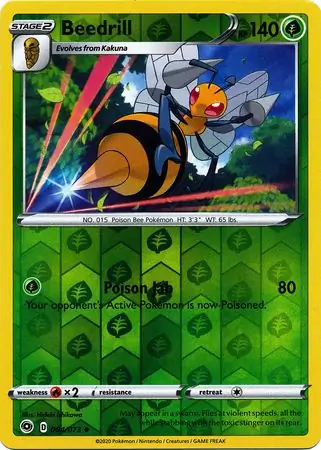 Beedrill Reverse Holo 004 Normal