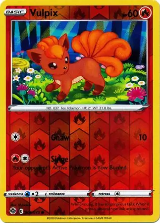 Vulpix Reverse Holo 006