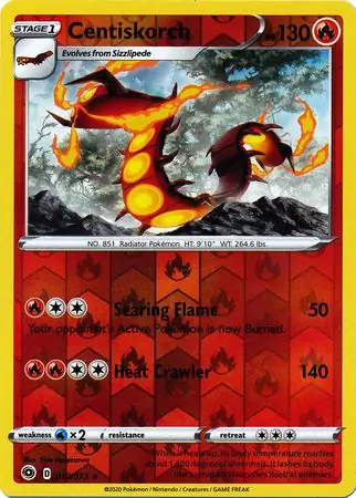 Centiskorch Reverse Holo 010 Normal