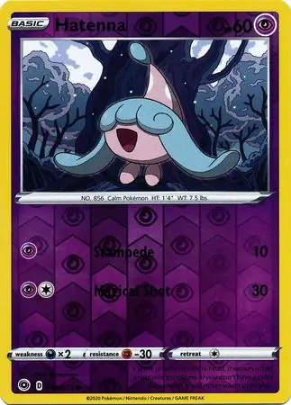 Hatenna Reverse Holo 018 Normal