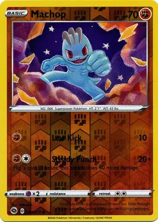 Machop Reverse Holo 024 Normal
