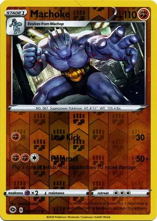 Machoke Reverse Holo 025 Normal