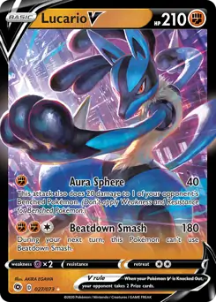 Lucario V 027 Normal