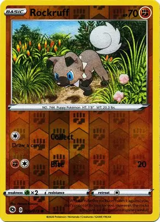 Rockruff Reverse Holo 029 Normal