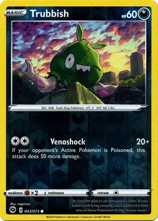 Trubbish Reverse Holo 043
