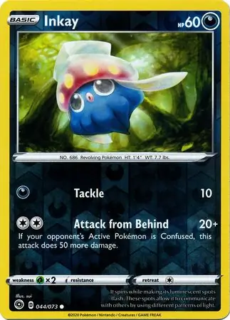 Inkay Reverse Holo 044
