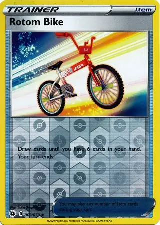 Rotom Bike Reverse Holo 063 Normal