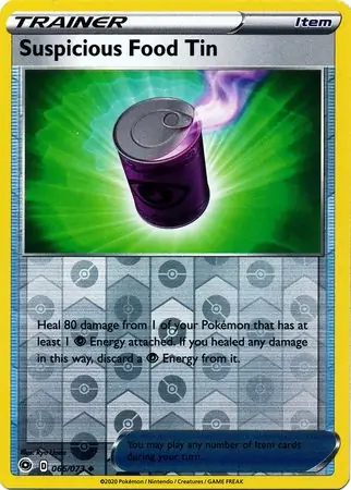 Suspicious Food Tin Reverse Holo 066 Normal