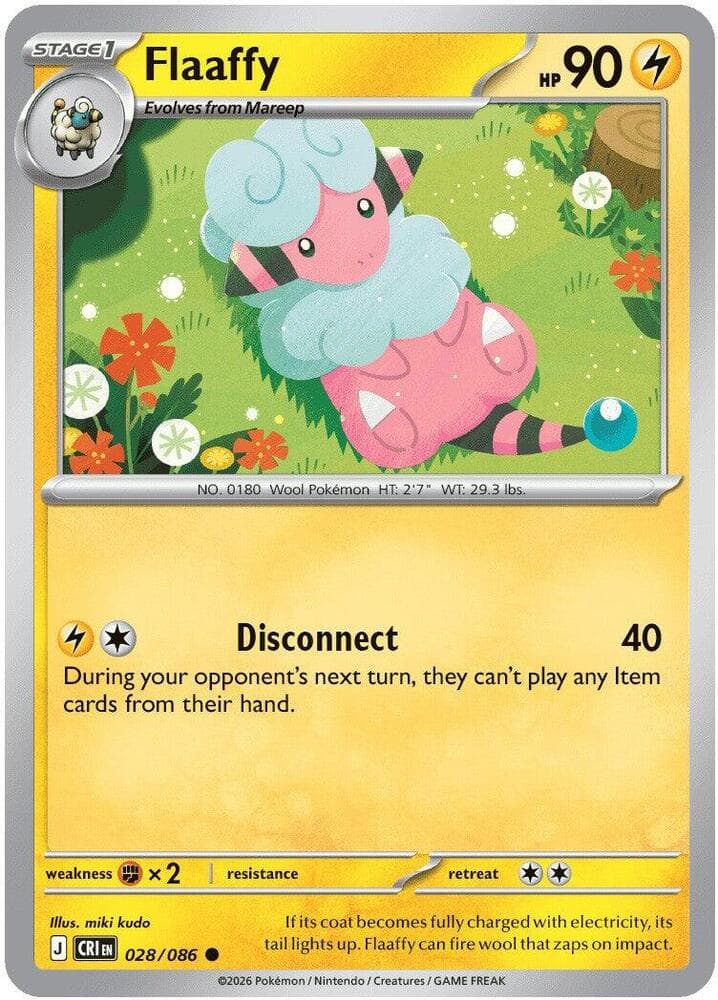 Flaaffy 028 Reverse holo