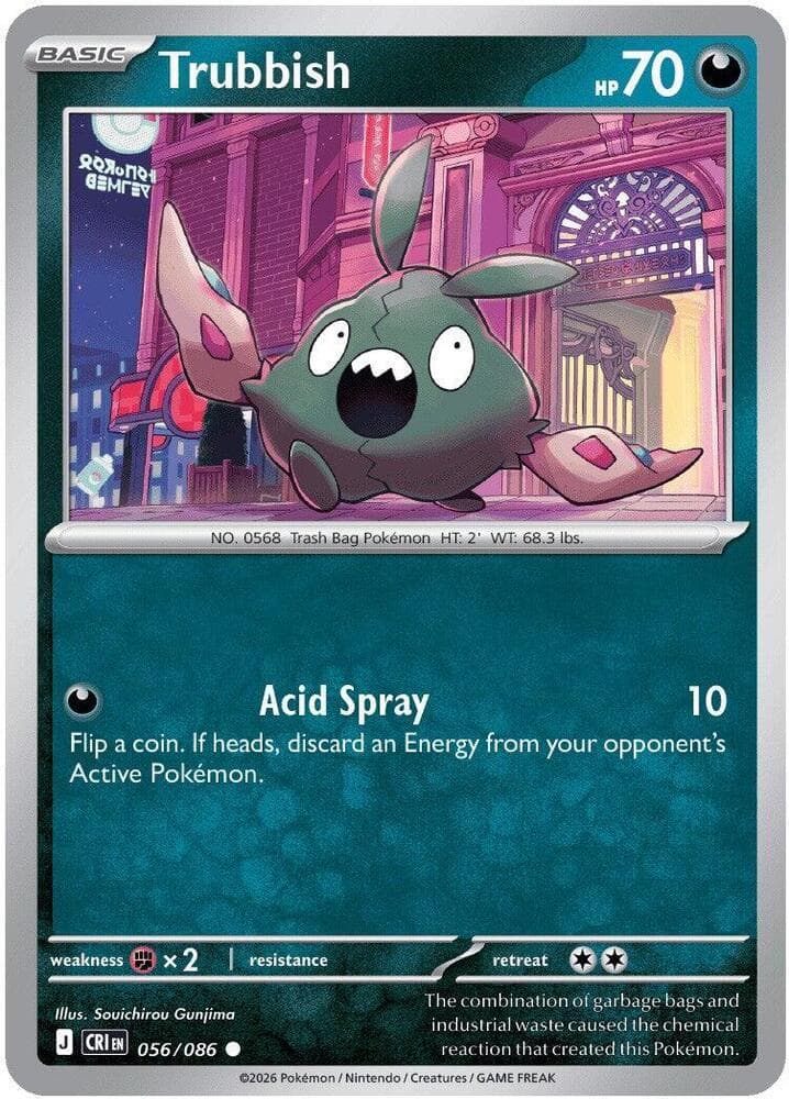 Trubbish 056 Reverse holo