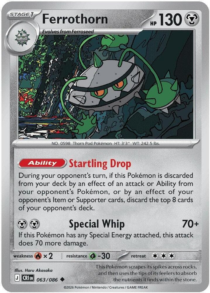Ferrothorn 063 Reverse holo