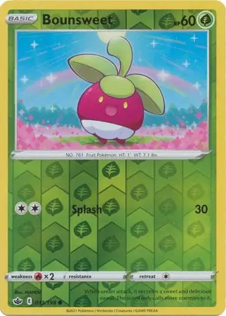 Bounsweet Reverse Holo 013 Normal