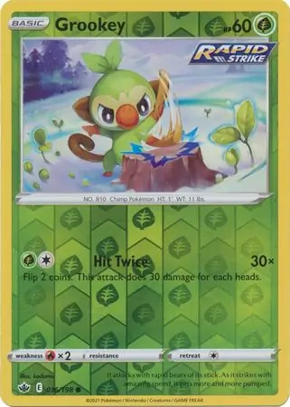 Grookey Reverse Holo 016 Normal