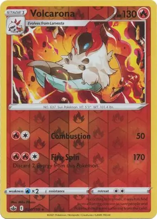 Volcarona Reverse Holo 024 Normal