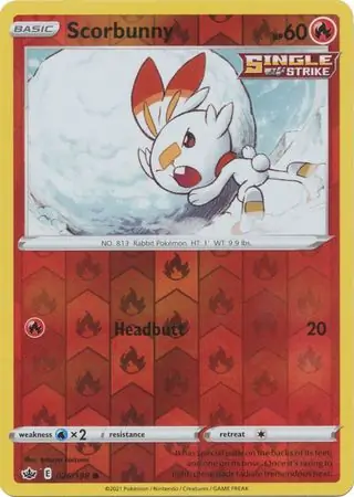 Scorbunny Reverse Holo 026