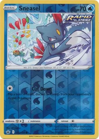 Sneasel Reverse Holo 030 Normal