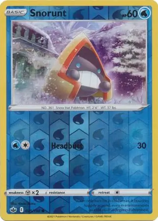 Snorunt Reverse Holo 035 Normal