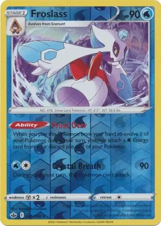 Froslass Reverse Holo 036 Normal