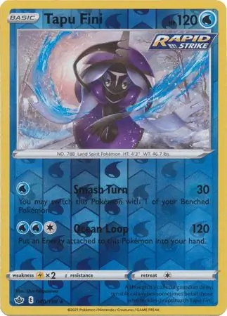 Tapu Fini Reverse Holo 040 Normal