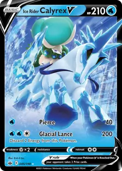 Ice Rider Calyrex V 045 Normal