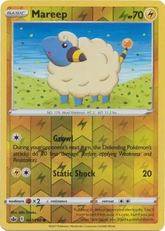 Mareep Reverse Holo 047 Normal