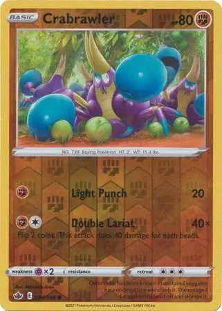 Crabrawler Reverse Holo 084 Normal